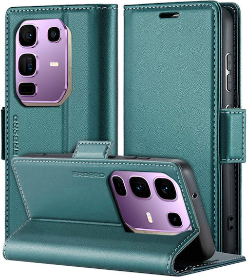 Erbord Brieftasche Synthetisches Leder / Kunststoff Grün (Realme Note 50)