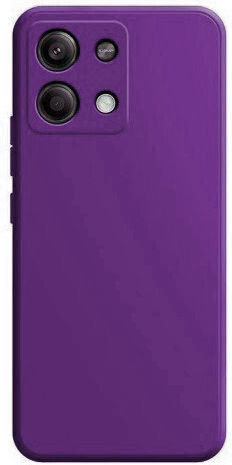 Dunkel Umschlag Rückseite Silikon Lila (Redmi Note 14S)