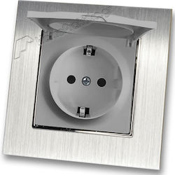 Lineme Einzeln Gemauerte Steckdose mit Deckel S...