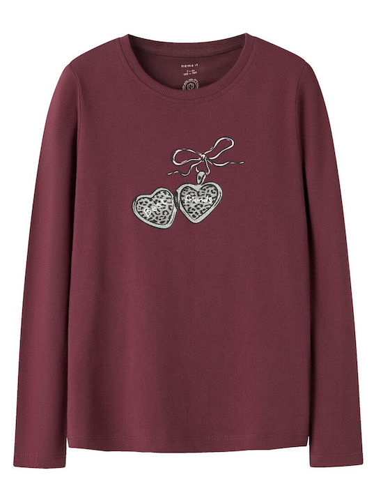 Kids' Shirt Long Sleeve Bordeaux