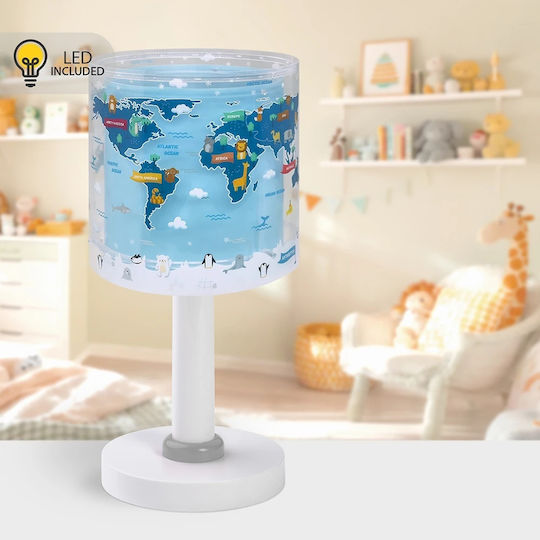 Ango Led Kids Decorative Lamp Light Blue 29x13.5cm