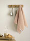 Nima Waffle Towel from 100% Cotton in Orange Color 40x60cm