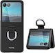 Θήκη Motorola Razr 50 Ultra Ring Case Μαύρη