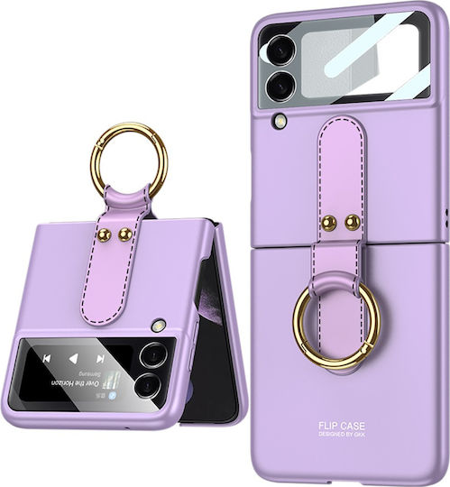 Handyhülle Gkk Ringhalter Samsung Galaxy Z Flip3 5G Lila