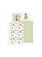 Herding Set Kids Single Duvet Cover With Pillowcase Cotton Multicolour 135x200cm