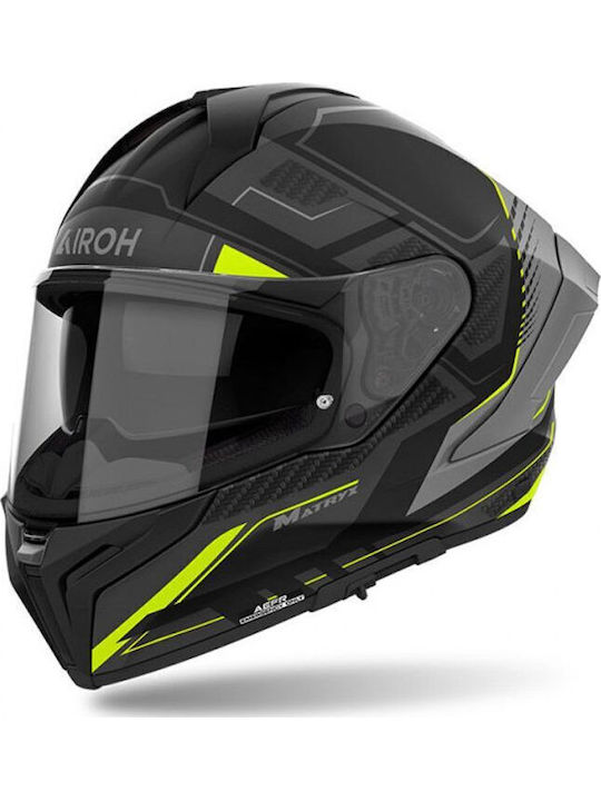 Airoh Matryx Rocket Yellow Matt Motorradhelm Vo...