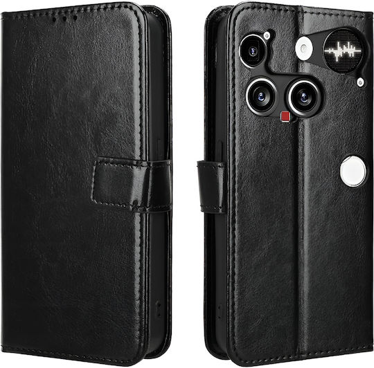 Wallet Synthetic Leather / Plastic / Leather Black (Nothing Phone (3))