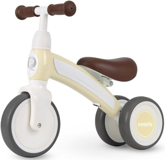 Q Play Bicicletă de Echilibru pentru Copii Bej