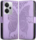 Buchen Sie Synthetisches Leder Lila (Realme 14)