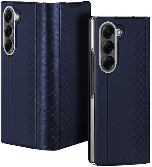 Θήκη Dux Ducis Bril Series Samsung Galaxy Z Fold7 5g – Μπλε Δερμάτινη Λειτουργία Βάσης
