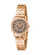 Roberto Cavalli Glam Women's Watch with Pink Metal Bracelet