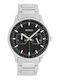 Oozoo Timepieces Γυναικείο Ρολόι 42mm Χρονογράφος Μπαταρίας με Ασημί Μεταλλικό Μπρασελέ