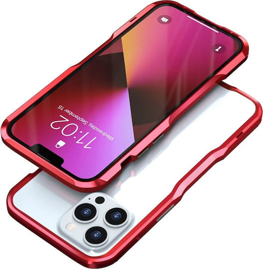 Θήκη Luphie Iphone 13 Pro Max Armor Bumper Κόκκινη