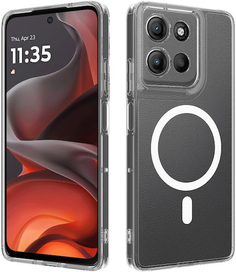 Θήκη Λειτουργία Magsafe Motorola Moto G15 G15 Power 4g Διαφανής