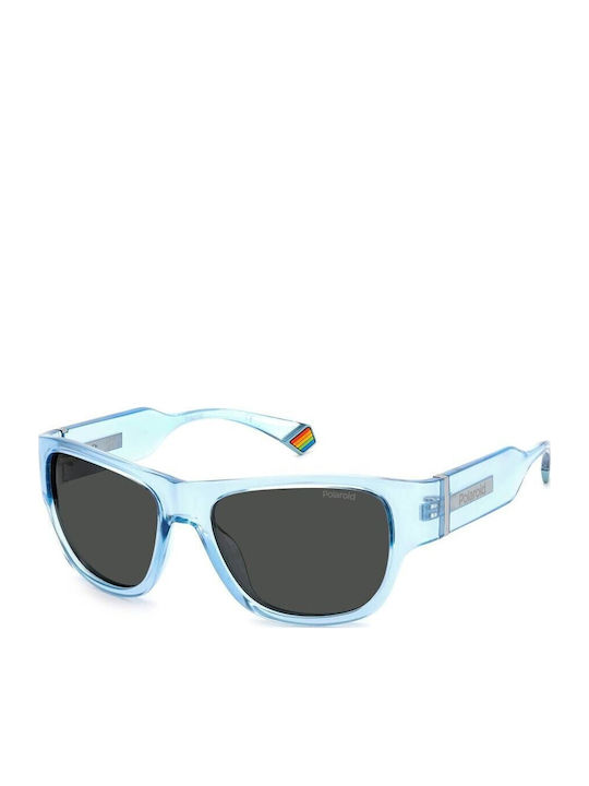 Polaroid Unisex Sunglasses with Blue Frame and ...