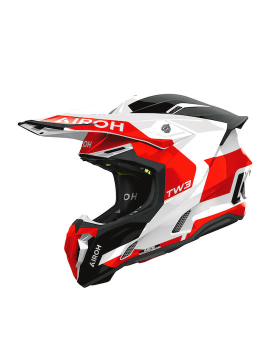 Airoh Twist 3 Fancy Red Gloss Motorcycle Helmet...