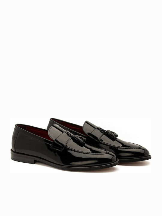 Men's Leather Moccasins Black