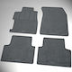 Carpower Set of Front and Rear Mats 4pcs for Ford Fiesta 2004-2011 Black