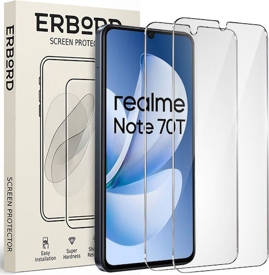Erbord Gehärtetes Glas (Realme Note 70T 4G, ERBORD)