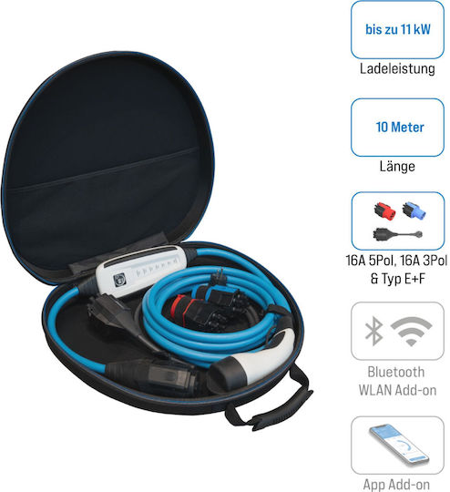 Nrgkick 16A Light Tragbar Elektroauto-Ladestation 11kW mit Integriertes Kabel Typ 2