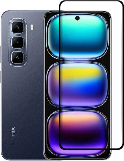 3D Adeziv complet Full Face Tempered Glass Negru (Honor 50 Pro/Nova 9 Pro)