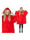 Κουβέρτα Fleece με Μανίκια 82x88εκ. Red