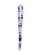 Μπρελόκ Λουράκι Λαιμού Bad Boy Logo Safebreak Bb-000084 Purple