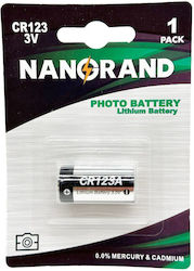 Nanorand Baterie de litiu CR123 3V 1 buc