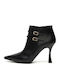Leather Women's Ankle Boots Black