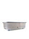 AGC AGC Kunststoff Aufbewahrungsbox mit Rädern und Deckel Grau 53,2x34,6x19,4cm