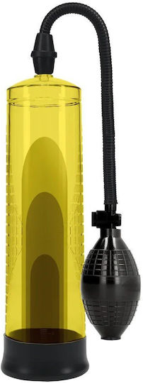 Yellow Penis Pump Air Shots Pumped Basic Pump 1 Water Resistant Yellow 24cm