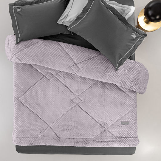 Guy Laroche Κουβερτοπάπλωμα Υπέρδιπλο 220x240εκ. York Melanze