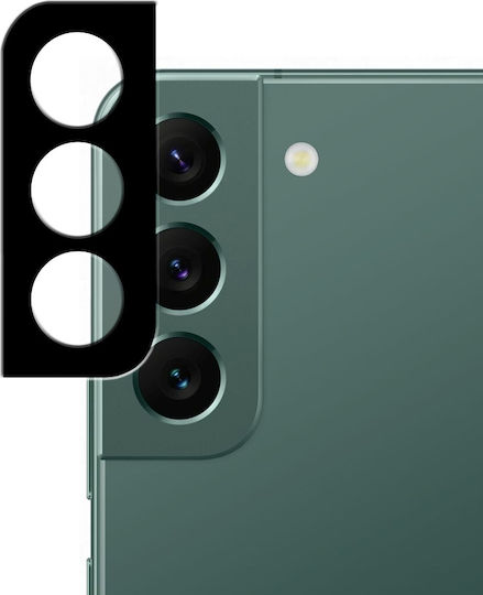 Camera Protection Tempered Glass Black for the Samsung Galaxy S22, S22 Plus