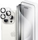 Erbord Kameraschutz Gehärtetes Glas White für das iPhone 15 Pro