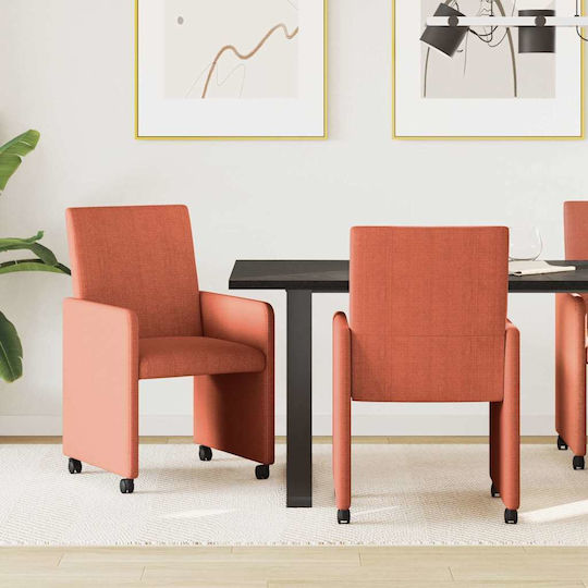 Stühle Speisesaal Red Orange 2Stück 57x66x94cm