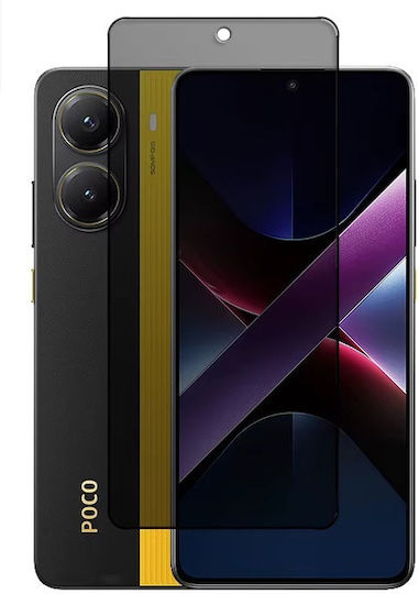 0.2mm Privacy Full Face Tempered Glass Black (Poco X7 Pro)