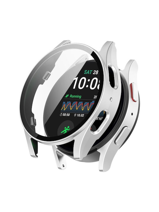 Пластмасов Калъф в Сребрист цвят за Samsung Galaxy Watch 7 40мм