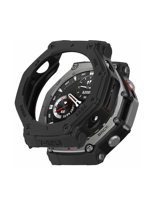 Θήκη Σιλικόνης σε Μαύρο χρώμα για Amazfit T-Rex 3