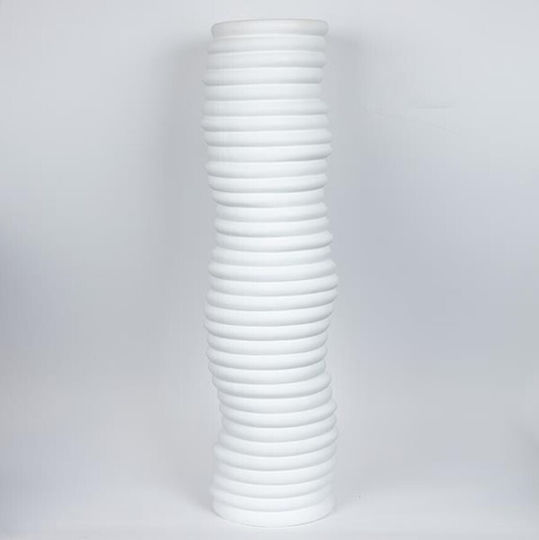Decorative Vase White 21.3x17x75.5cm