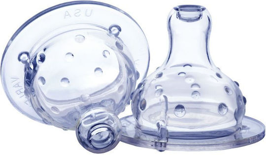 Nuby Silicone Baby Bottle Teats Slow Flow for 0+ months 2pcs