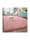 Homeone Shaggy Bedroom Rugs Set Salmon 3pcs