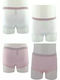 IDER Set of Kids' Boxers White, Pink 2pcs
