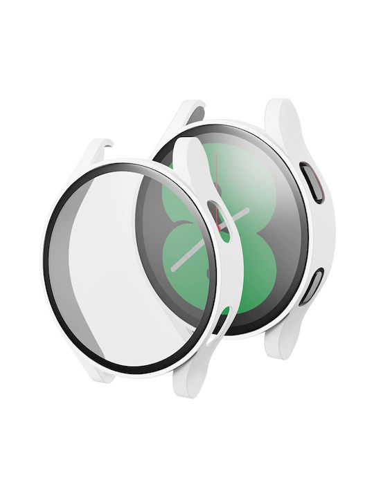 Plastikhülle in Weiß Farbe für Samsung Galaxy Watch 4 44mm