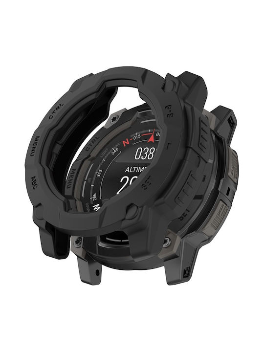 Θήκη Σιλικόνης σε Μαύρο χρώμα για Garmin Instinct 3 Solar, Instinct 3 AMOLED