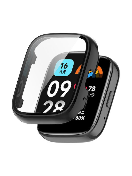 Carcasă de Plastic în culoarea Negru pentru Xiaomi Redmi Watch 3 Active