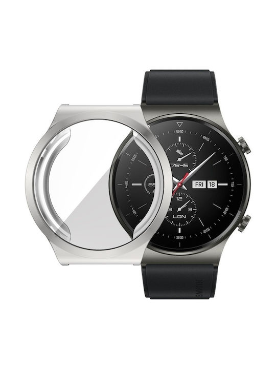 Plastikhülle in Silber Farbe für Huawei Watch GT 2 PRO