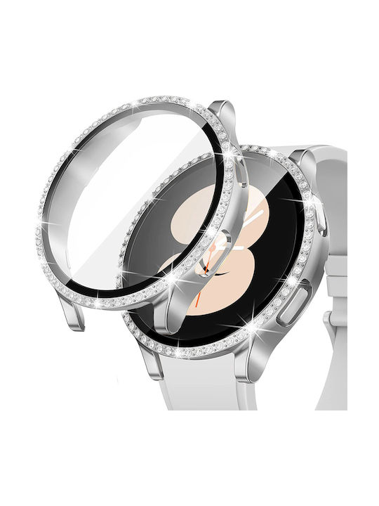 Пластмасов Калъф в Сребрист цвят за Samsung Galaxy Watch 6 44mm