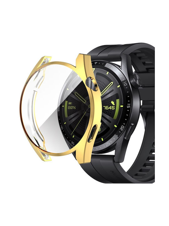 Пластмасов Калъф в Златист цвят за Huawei Watch GT 3 42mm