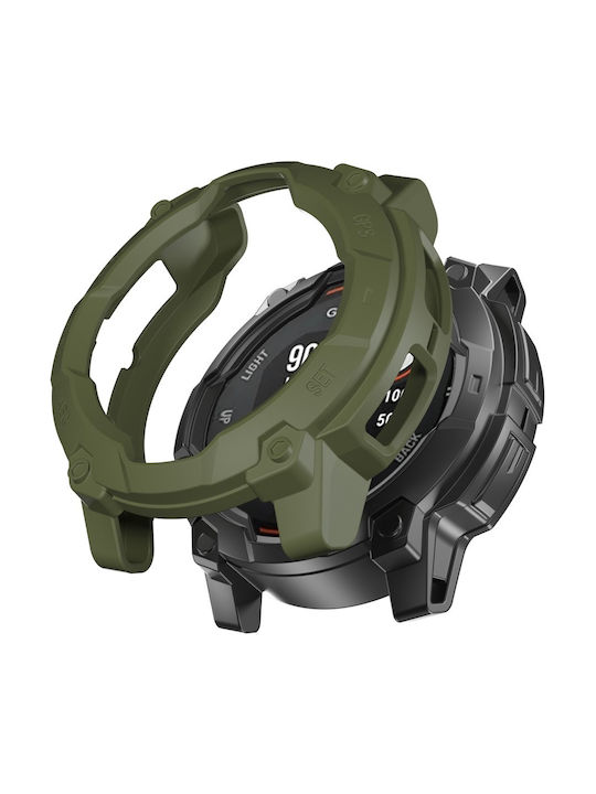Silikonhülle in Grün Farbe für Garmin Instinct 3 Solar, Instinct 3 AMOLED Silikonhülle in Grün Farbe für Garmin Instinct 3 Solar, Instinct 3 AMOLED