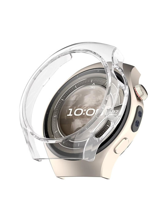 Пластмасов Калъф в Прозрачен цвят за Huawei Watch 5 42мм
